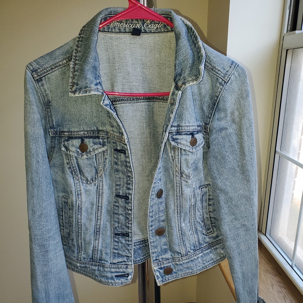 America Eagle Jean Jacket